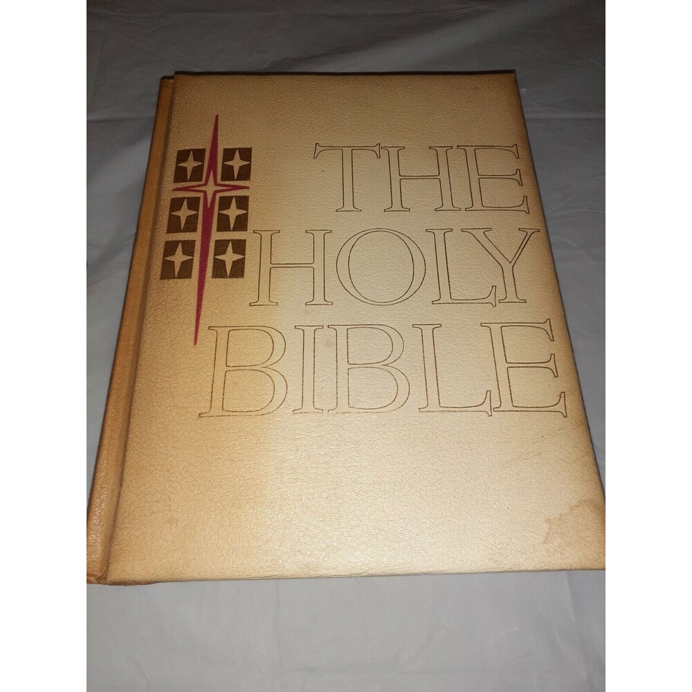 The Holy Bible Catholic Edition 1961 Confraternity Text Good Counsel Pub ROUGH